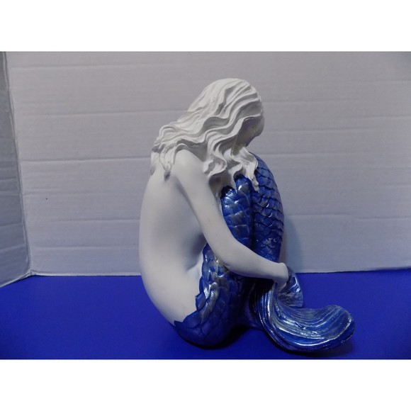 NEW Little Mermaid Sculpture Figurine Nautical Coastal Home Decor - Picture 4 of 6